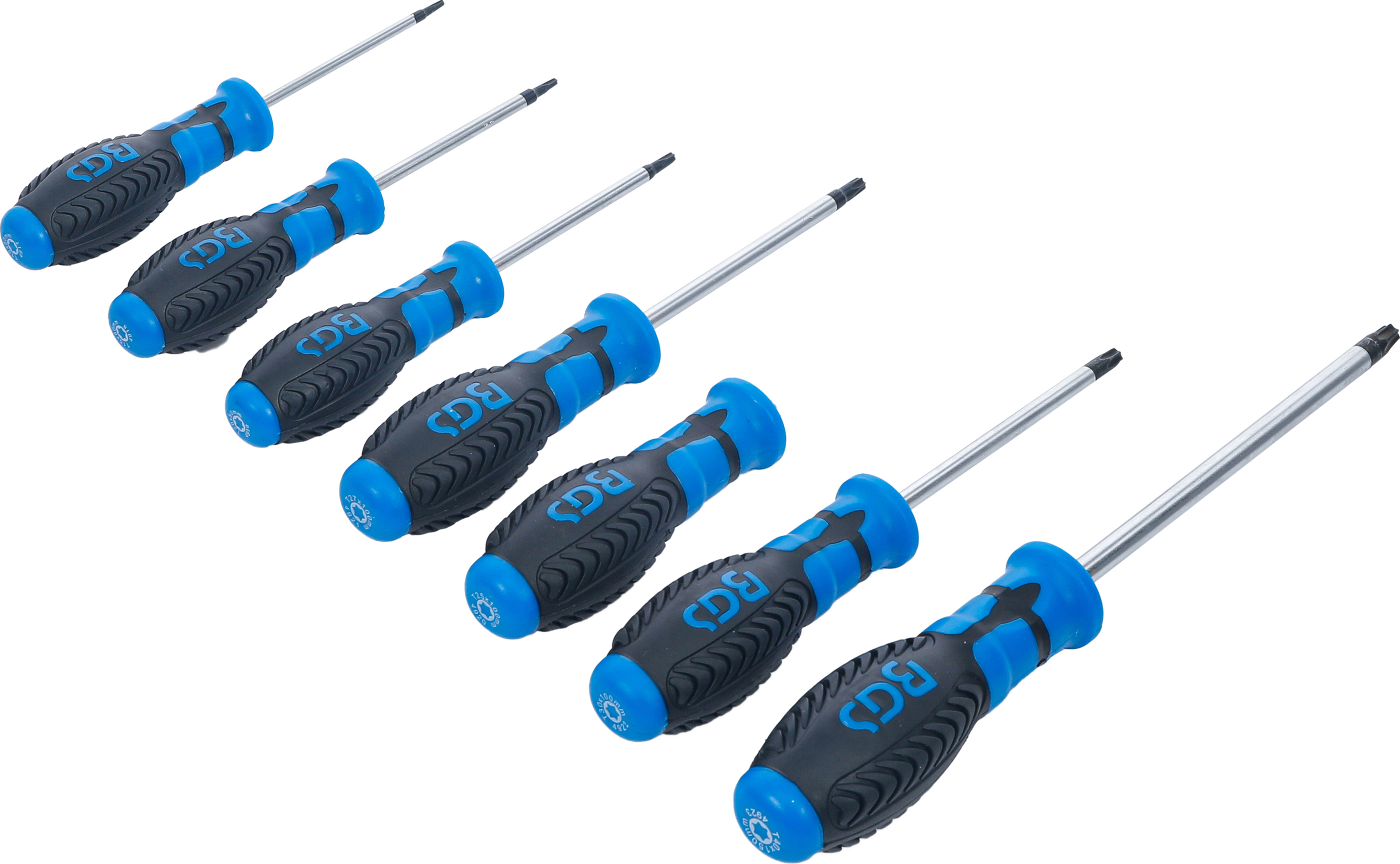 BGS Schraubendreher-Satz | T-Profil (für Torx) | T10 - T40 | 7-tlg.