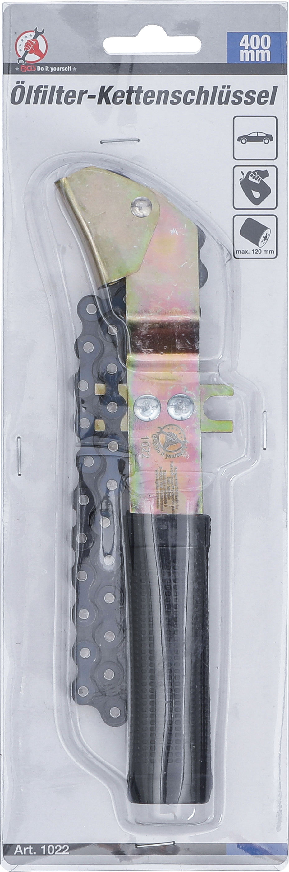 BGS Ölfilter-Kettenschlüssel | 400 mm