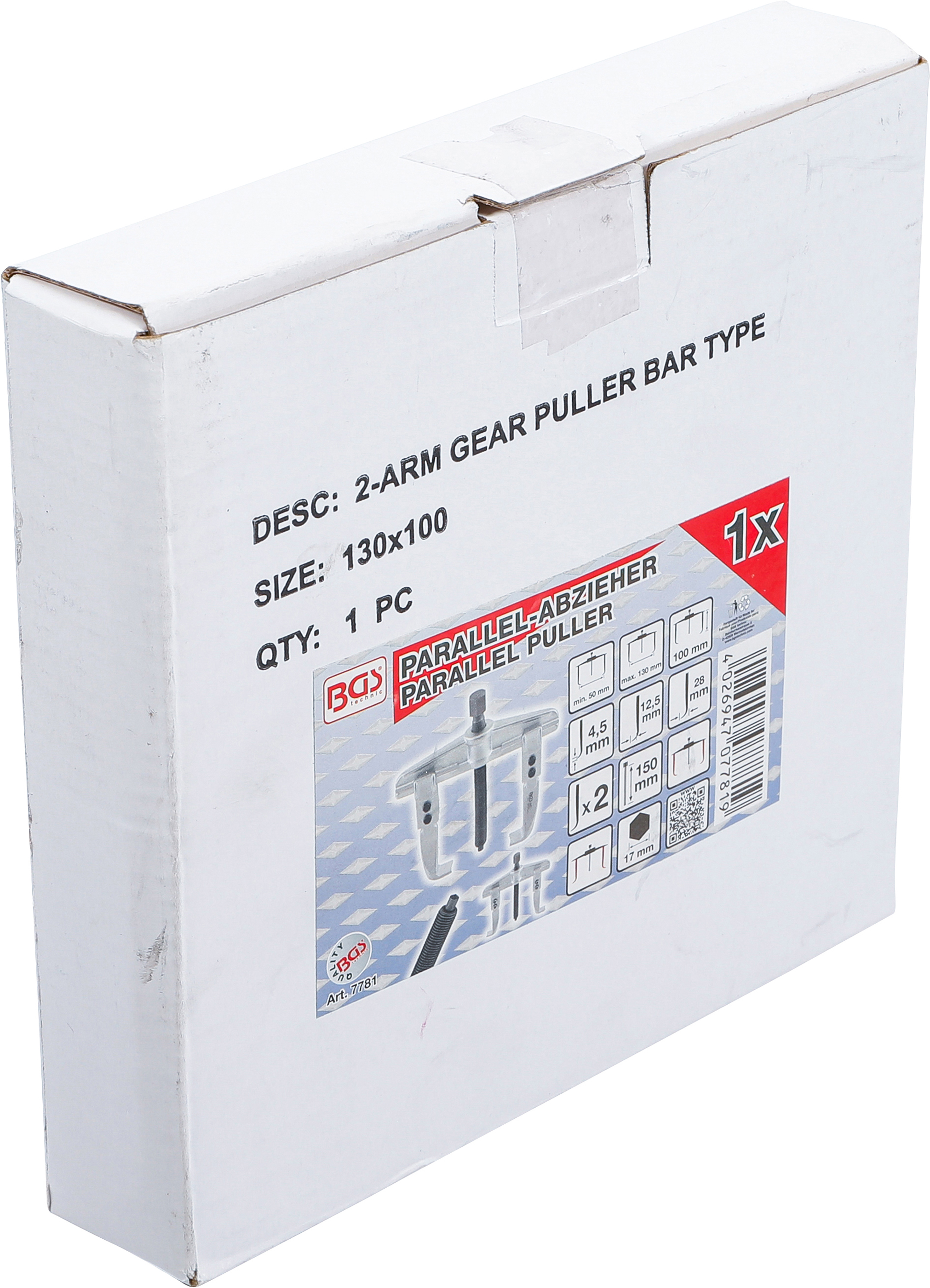 BGS Parallel-Abzieher, Feingewinde, 2-armig | 50 - 130 mm