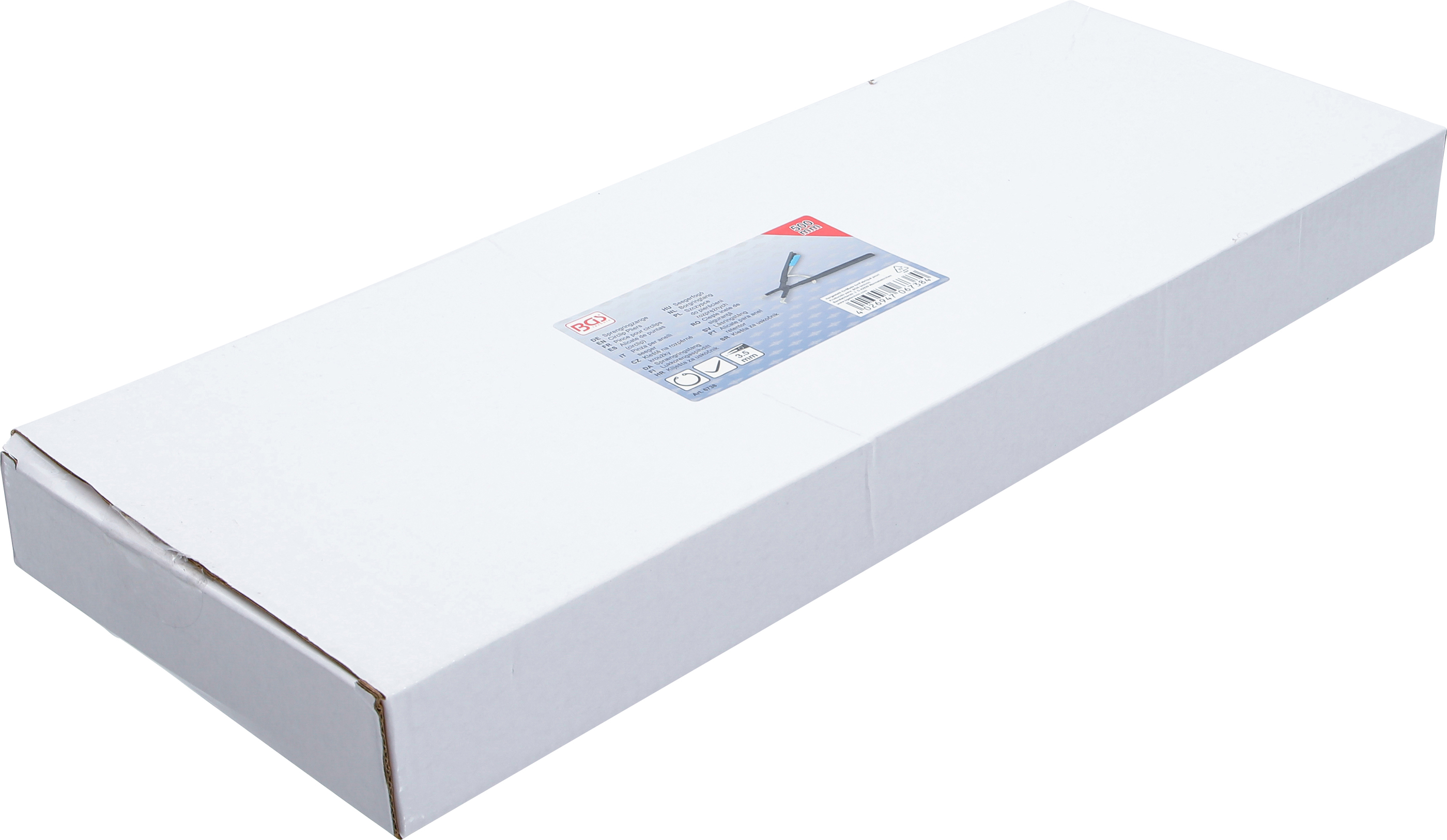 BGS Sprengringzange | abgewinkelt | für Innensprengringe | 500 mm