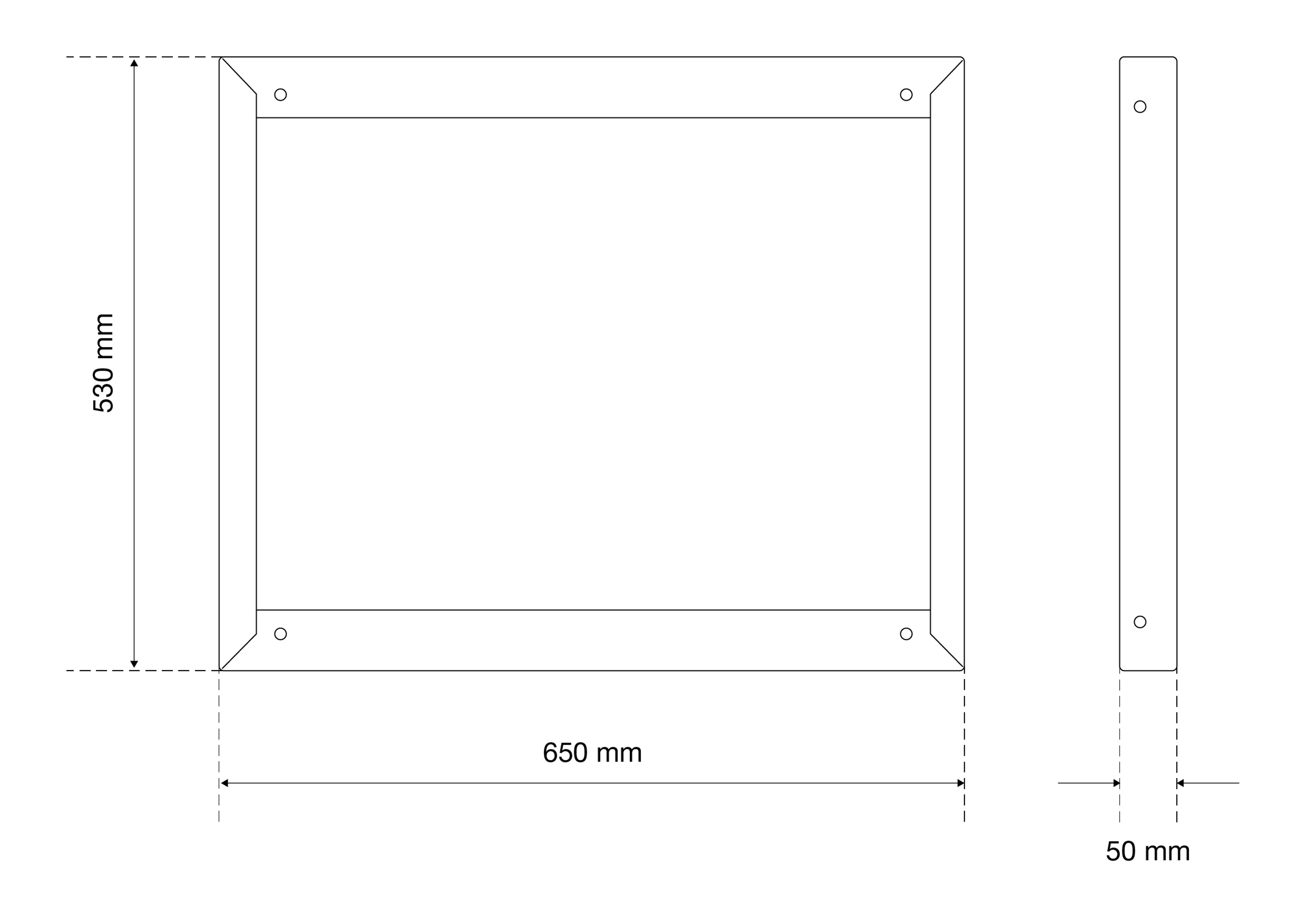 BGS Verbindungsrahmen | Oberseite