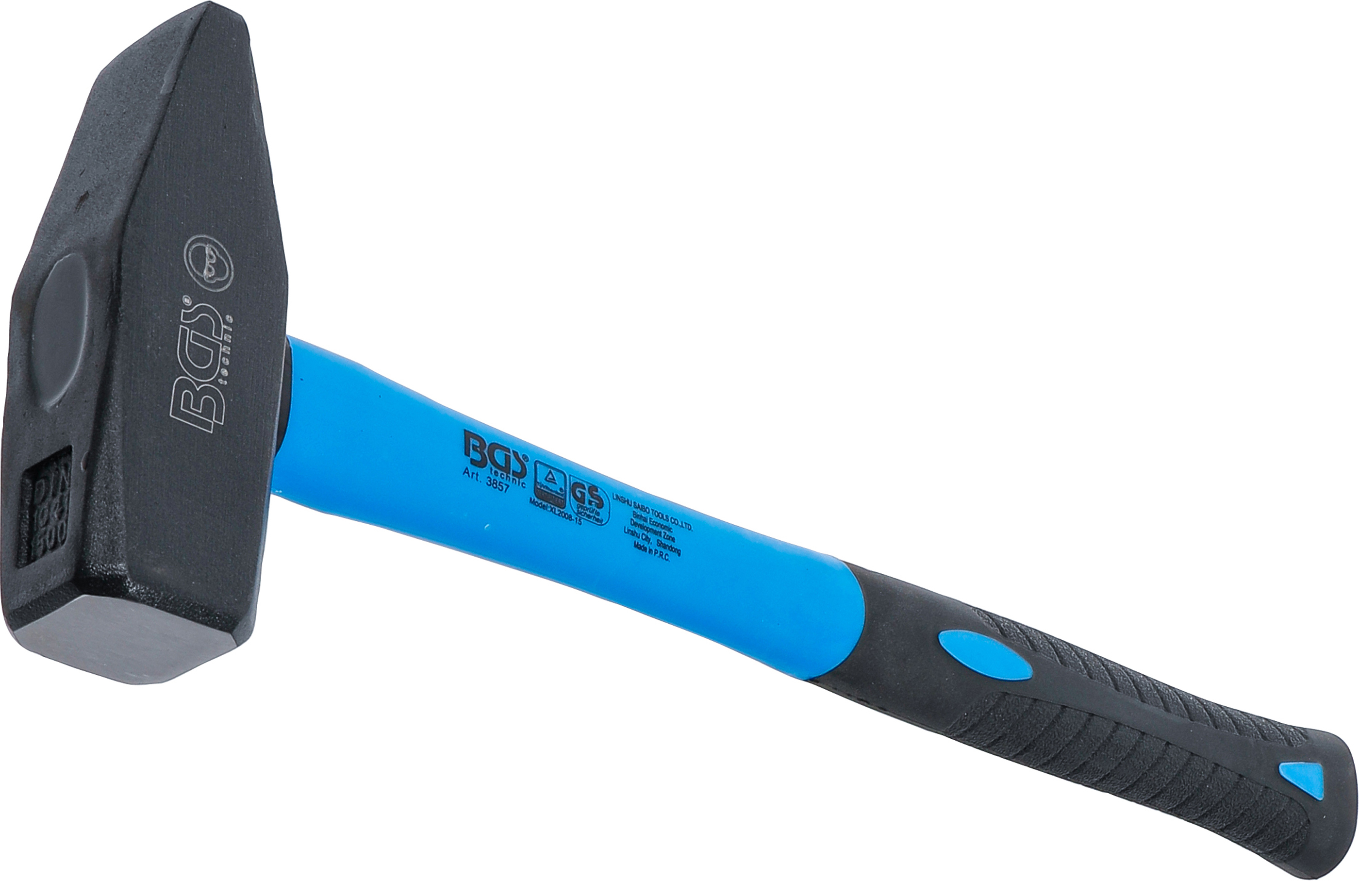 BGS Schlosserhammer | Fiberglasstiel | DIN 1041 | 1500 g
